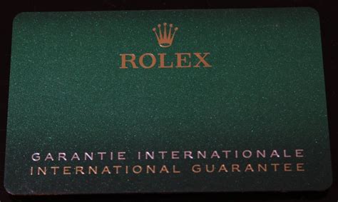 evoluzione garanzie rolex|rolex international guarantee.